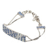Dior Brass and Enamel Diorissimo Trotter 2 ID Plate Bracelet Secondhand