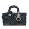 Dior Medium Denim Cannage Eyelet Lady D Joy Secondhand