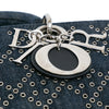 Dior Medium Denim Cannage Eyelet Lady D Joy Secondhand