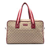 Gucci GG Canvas Web Travel Bag Secondhand
