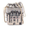 Chanel Metallic Lambskin Crystal Metiers D Art Chateau de Chenonceau Bucket Bag Secondhand