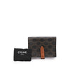 Celine Triomphe Coated Canvas Compact Wallet Secondhand