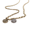 Chanel Small Micro Quilted Metallic Lambskin Coin Flap Secondhand