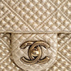 Chanel Small Micro Quilted Metallic Lambskin Coin Flap Secondhand