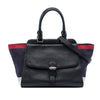 Burberry Leather and Mega Check Canvas Harcourt Satchel Secondhand