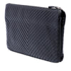 Chanel CC Chevron Caviar Zip Clutch Secondhand