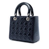 Secondhand Dior Medium Patent Cannage Lady Dior