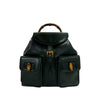 Gucci Large Calfskin Bamboo Drawstring Backpack Secondhand
