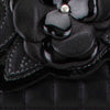 Chanel CC Chocolate Bar Lambskin No 5 Camellia Shoulder Bag Secondhand
