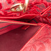 Dior Medium Embroidered Velvet Roses Lady D Lite Secondhand