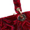 Dior Medium Embroidered Velvet Roses Lady D Lite Secondhand