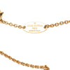 Louis Vuitton Gold Plated and Silver Plated Crystal Luckygram Game On Dice Pendant Necklace Secondhand