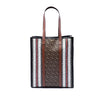 Burberry TB Monogram E-Canvas Stripe Vertical Tote Secondhand