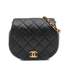 Secondhand Chanel Mini Quilted Calfskin Coco Mail Clutch with Chain