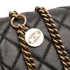 Secondhand Chanel Quilted Calfskin CC Crown Flap