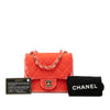 Secondhand Chanel Mini Square Classic Velvet Single Flap