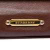 Burberry House Check Canvas and Leather Adeline Fold Over Wristlet Clutch Secondhand
