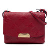 Burberry Embossed Grain Check Leather Langley Crossbody Secondhand