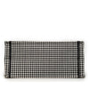 Dior Medium Canvas Houndstooth Embroidered Book Tote Secondhand
