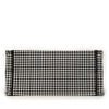 Dior Medium Canvas Houndstooth Embroidered Book Tote Secondhand