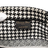Dior Medium Canvas Houndstooth Embroidered Book Tote Secondhand