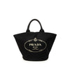 Prada Canvas Canapa Logo Tote Secondhand