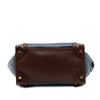 Celine Mini Tricolor Leather Luggage Tote Secondhand