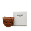 Celine Mini Calfskin Cuir Triomphe Besace Crossbody Secondhand