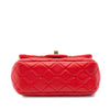 Secondhand Chanel Mini Square Classic Lambskin Pearl Crush Single Flap