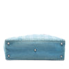 Dior Large Denim Cannage Acrylic Handles Lady Dior Secondhand