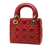 Dior Mini Lambskin Cannage Studded Supple Lady Dior Secondhand