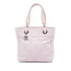 Chanel Small Quilted Canvas Paris Biarritz Tote Secondhand