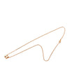 Hermès Rose Gold Enamel Mini Pop H Pendant Secondhand