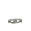 Chanel CC Silver Plated Lacquered Clip On Earrings Secondhand