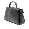 Bottega Veneta Small Intrecciato Trimmed Metallic Nappa Grommet Piazza Satchel Secondhand