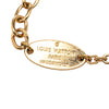 Louis Vuitton Gold Plated Monogram Blooming Supple Bracelet Secondhand