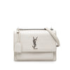 Saint Laurent Medium Croc Embossed Leather Monogram Sunset Crossbody Secondhand