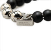 Louis Vuitton Silver Monogram Beads Bracelet Secondhand
