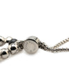 Louis Vuitton Silver Monogram Beads Bracelet Secondhand