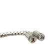 Louis Vuitton Silver Monogram Beads Bracelet Secondhand