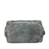 Prada Large Scamosciato Canapa Logo Satchel Secondhand