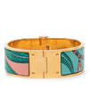 Hermès Wide Savana Dance Charniere Hinged Bracelet Secondhand