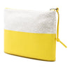 LOEWE Repeat Anagram Jacquard and Leather Oblong Pouch Secondhand