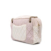 Secondhand Chanel Pink and Beige Shoulder Bag - 2000s