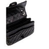 Secondhand Chanel Metallic Grey Quilted Leather Shoulder Bag - 2000s