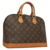 Louis Vuitton Alma Handbag Monogram Canvas