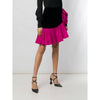 Secondhand Yves Saint Laurent Black and Fuchsia Skirt - '80s