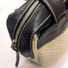 Secondhand Chanel Bicolor Fabric and Leather Shoulder Bag - 2000s