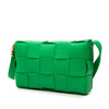 Secondhand Bottega Veneta Grained Calfskin Intrecciato Cassette Crossbody