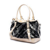Secondhand Burberry Floral Beat Check Nylon and Patent Satchel